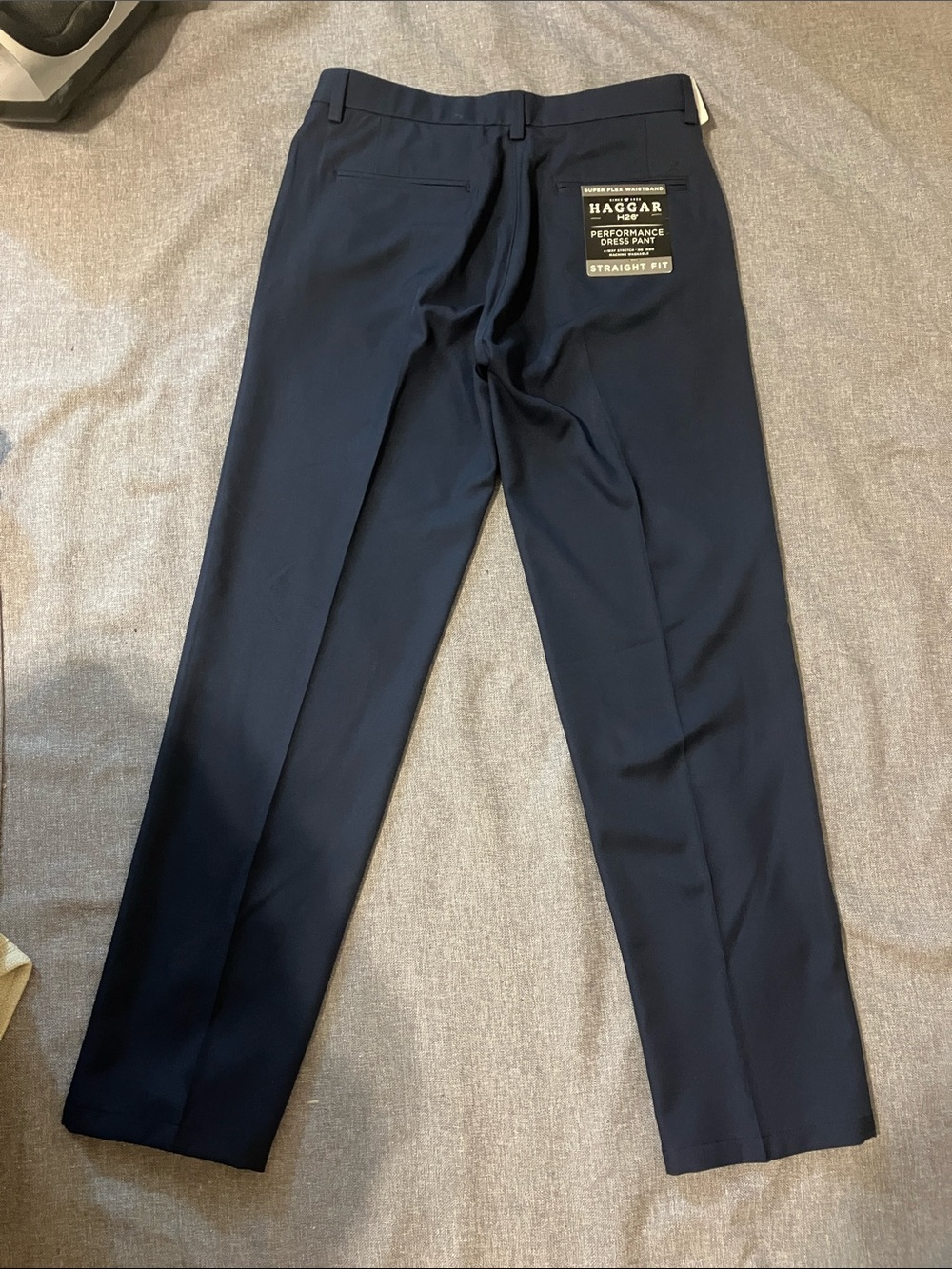 NWT Haggar Straight Fit Navy Dress Pants ( 32*32)$29.99
